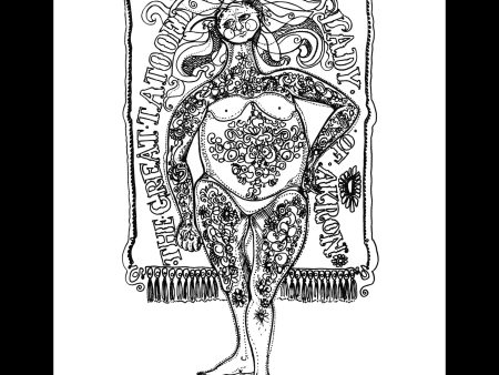 The Great Tattooed Lady of Akron  Print Discount