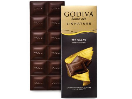 90% Cocoa Dark Chocolate Tablet - 90g For Sale