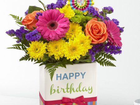 The Happy Birthday Brights Bouquet Fashion