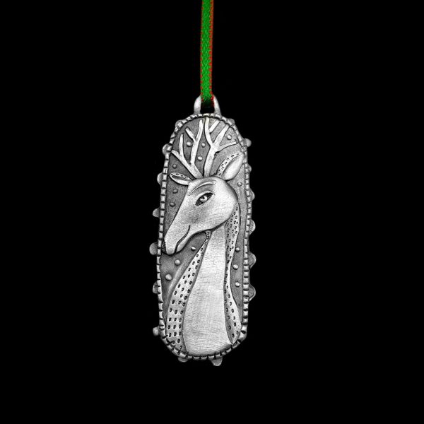 Leandra Drumm  Oval Deer  Ornament Hot on Sale