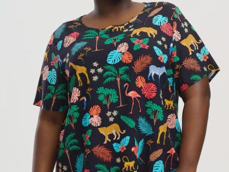 Beth Tropical Safari Top For Sale