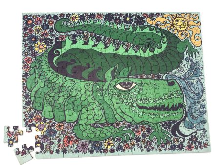 Horace the Garden Dragon Wood Puzzle Discount