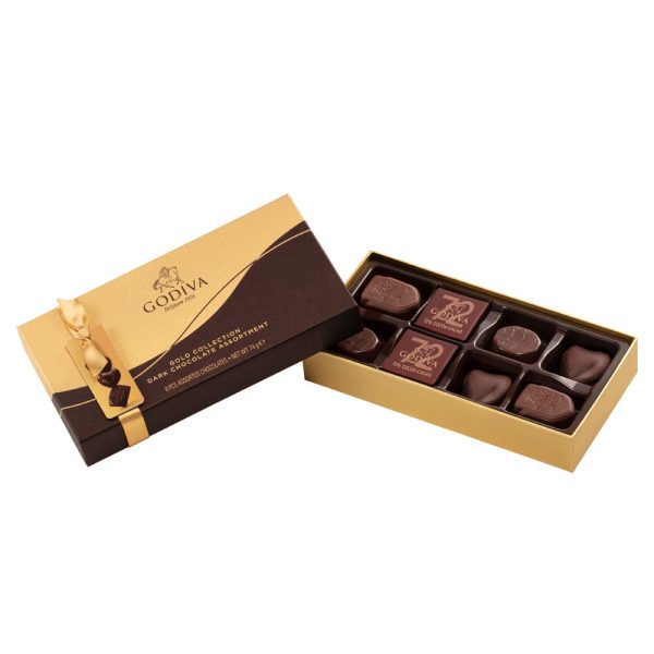 Gold Collection: Dark Chocolategift Box - 8pcs Cheap