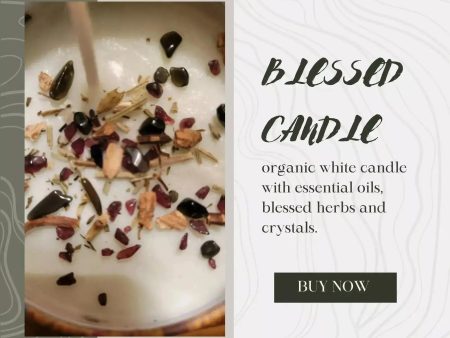 Scented candles. ANGELIC BLESSED HEALING CANDLE Cheap