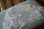 Eliza bridal french lace and tulle bridal bolero shrug cover up Online