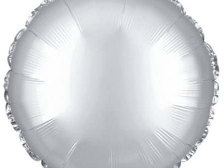 # 100 Solid Silver Round Balloon Cheap