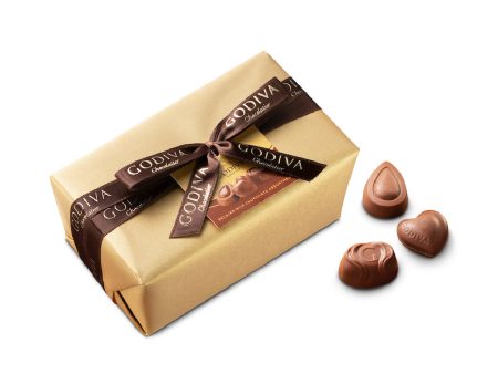 Gold Ballotin Assorted Milk Chocolate Box - 500g Supply