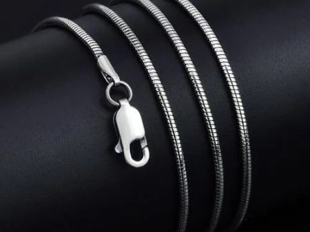 19.7  Snake Chain 925 Sterling Silver Necklace Online Hot Sale