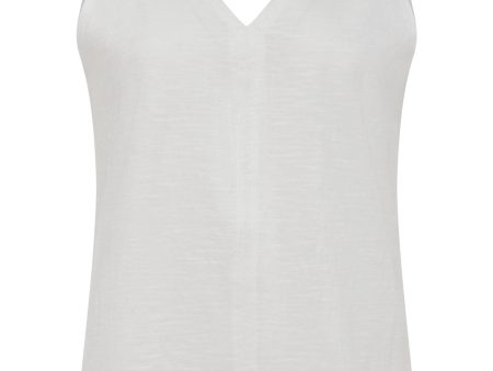 Celia Off White Vest Top For Sale