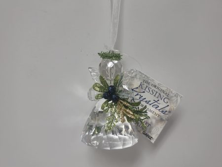 MISTLETOE ANGEL W BLUE ORN-2706 For Cheap