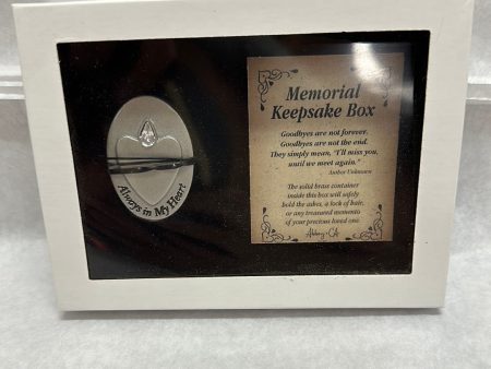 ALWAYS HEART MEM KEEPSAKE BOX-7466 Sale