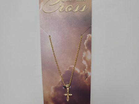 MINI GP RIBBON CROSS NECKLACE-0940 : 18 IN Online Hot Sale