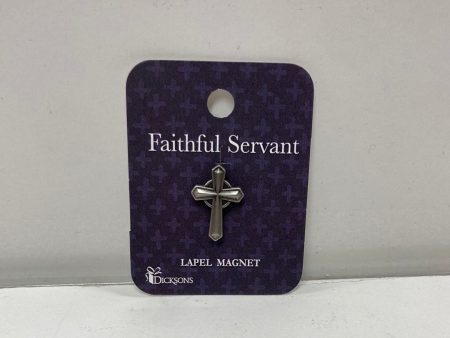 FAITH SERV CROSS MAG LAPEL PIN-6039 Online Hot Sale